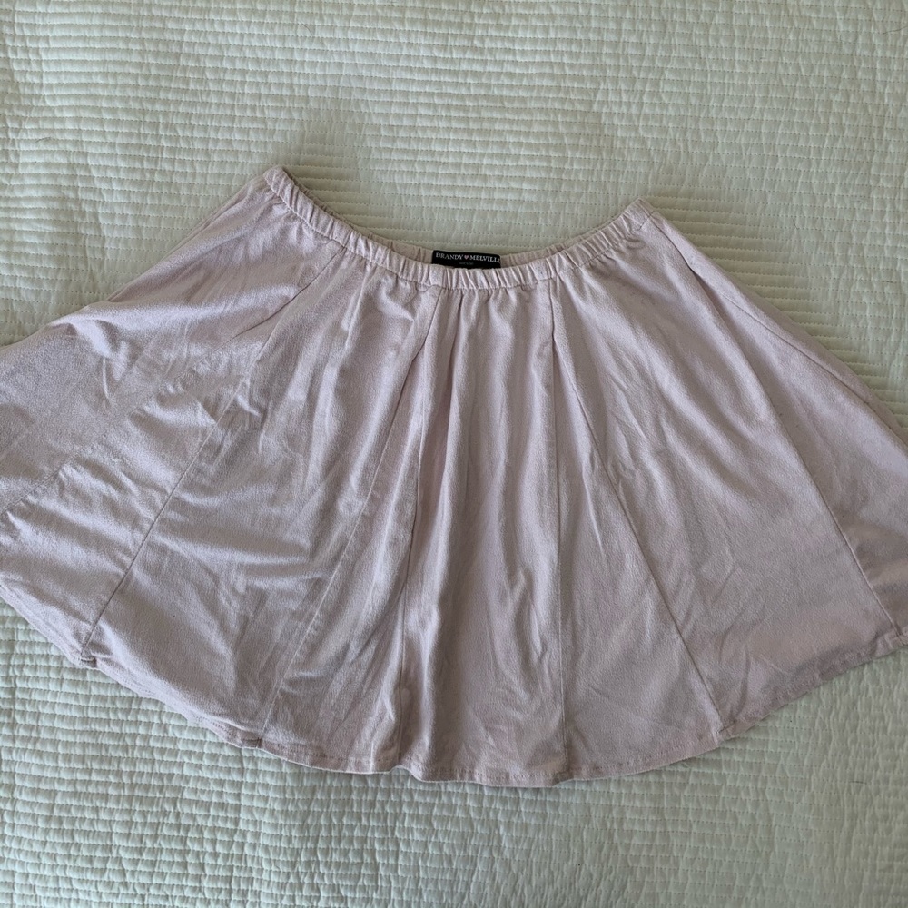 Brandy Melville light pink skirt